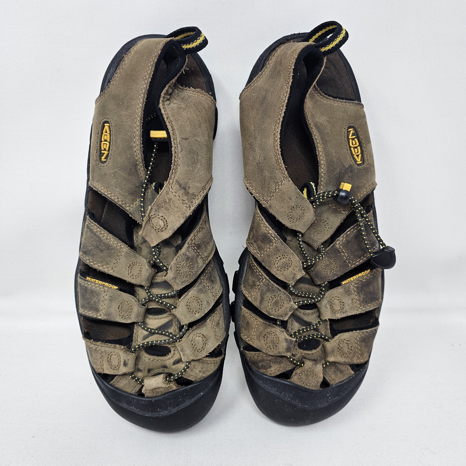 Sandali Keen Newport H2 escursionismo uomo 10 5 marrone grigio impermeabili corda elastica