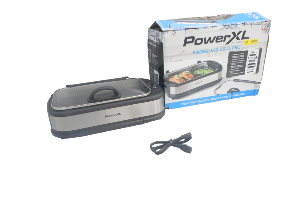 PowerXL PXLSG Smokeless Grill Pro Countertop Indoor Electric Grill