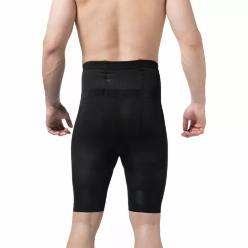 Pantalones cortos boxer de compresión cintura alta para hombre barriga más delgados moldeador de cuerpo - Imagen 4 de 15