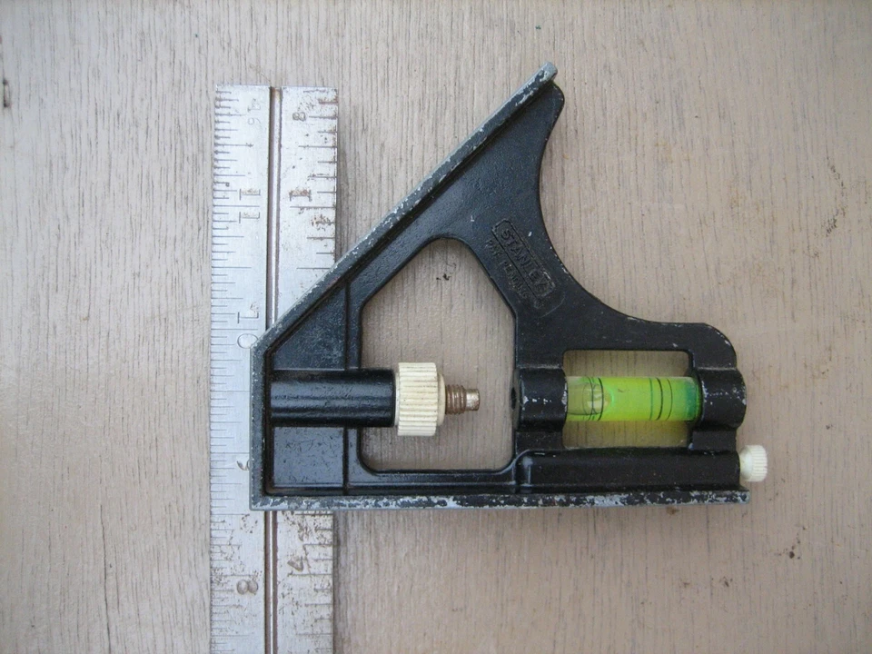 STANLEY Combinación Cuadrado 46-222 Metal Negro 12" EE. UU. Foto 4 de 4