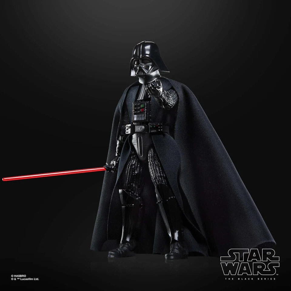 FIGURA DE ACCIÓN STAR WARS A NEW HOPE BLACK SERIE 06 DARTH VADER 6" MAL ESTADO Foto 4 de 4