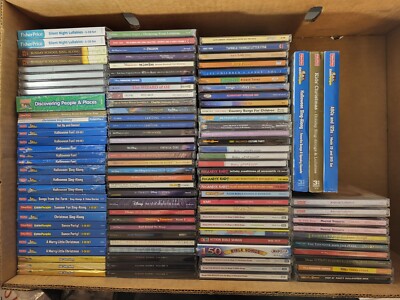 HUGE Lot Children's Music CD's - Disney, Sing Along, Bible, Lullabies - U PICK