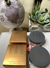 2 KAB Cosmetics Illuminating Dust Golden Hour Bronzer NEW 0.176oz