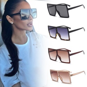 flat top shield sunglasses