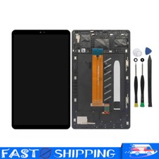 Black For Samsung Galaxy Tab A7 Lite SM-T220NZ LCD Touch Screen Digitizer Frame