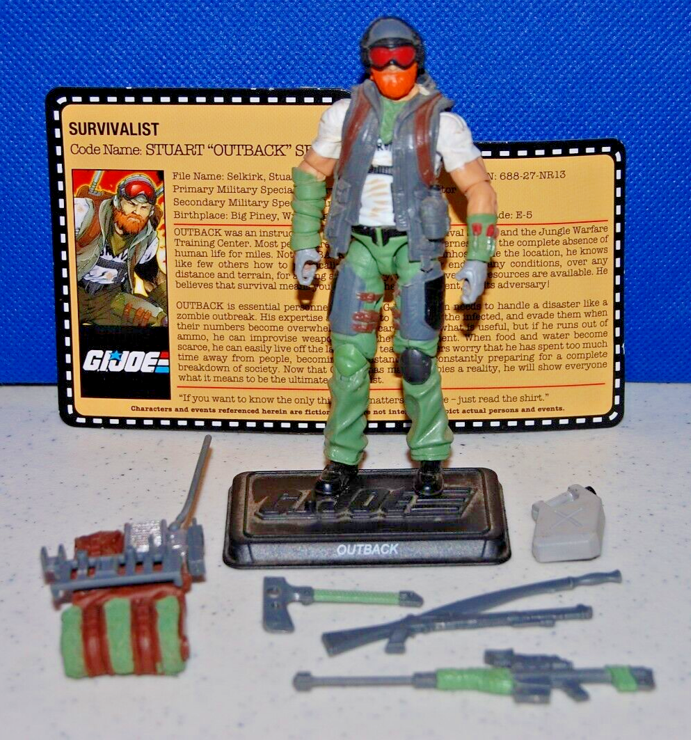 GI JOE 2014 Club Convention Exclusive Zombie Initiative Outback