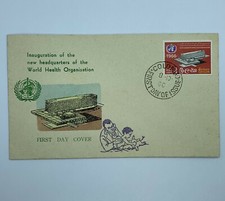 1966 COLOMBO CEYLON FDC COVER SRI LANKA WORLD HEALTH ORGANIZATION