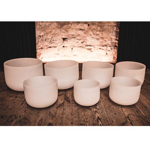 Meinl Sonic Energy (CSBSETCHA) Crystal Singing Bowl Chakra Set incl. mazze - Foto 2 di 8