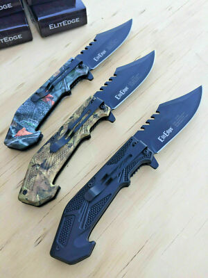 Lot of 3 Survival Knives Emergency Doomsday Prepper Bug Out Bag Hunting Camping
