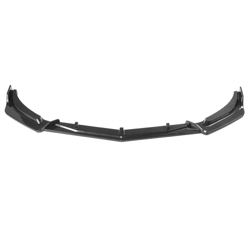 V Style Front Bumper Lip Splitter For Chevrolet Malibu LT 19-21 Carbon Fiber ABS - Picture 3 of 9