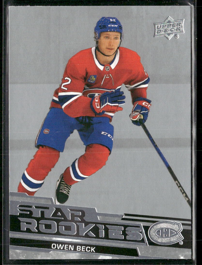 2023-24 Upper Deck Star Rookies - Owen Beck #9 (RC)