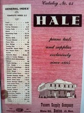 Hale & Co. Piano Tuning Tools and Supplies Catalogue No.43
