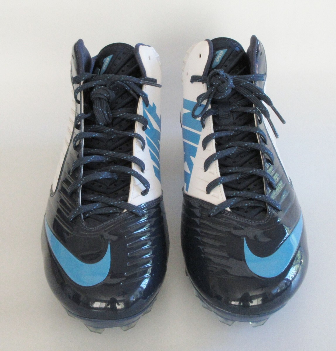 New Nike Vapor Speed Mens 16 Football Cleats TD Mid Navy Light