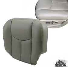 Driver Bottom Seat Cover Fit 2003 04 05 06 Chevy Tahoe Suburban Gmc Yukon Gray