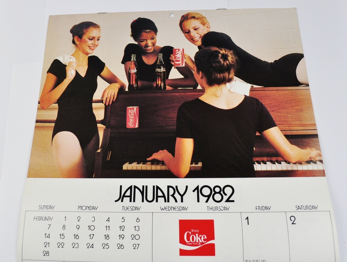80s/VINTAGE/82年−HIGHT−TIMES/CALENDAR。 Beautiful Vintage Coca-Cola Calendar 1982 USA Coke | eBay