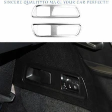 For Benz GLS 2020-2024 Silver Titanium Tailgate Trunk Button Decoration Frame 2X