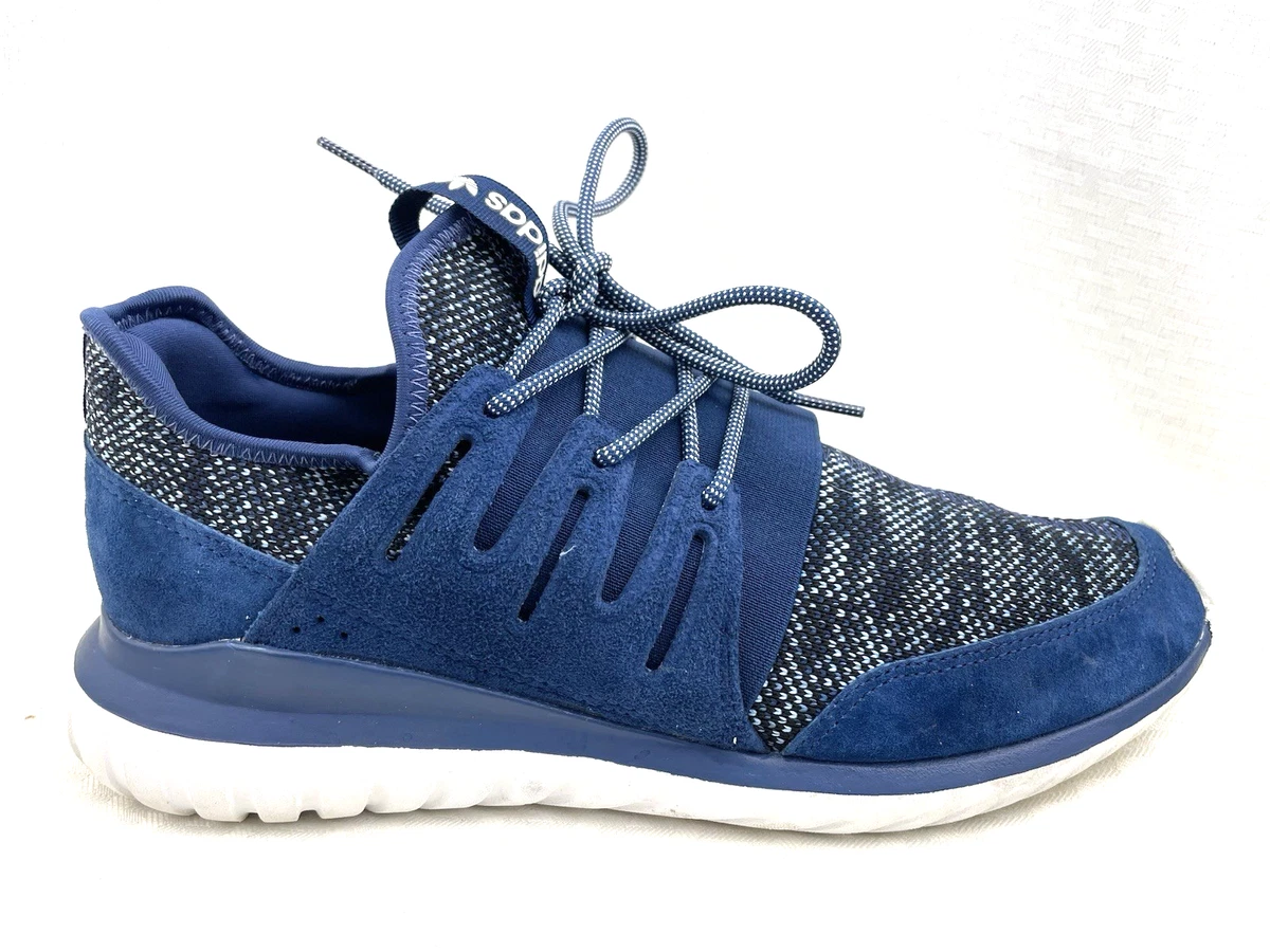 Adidas Tubular Men\'s Blue Denim Shoes/Sneakers size 7.5 SKU 2271 adidas Tubular Radial Blue for Sale | Authenticity  main image 2