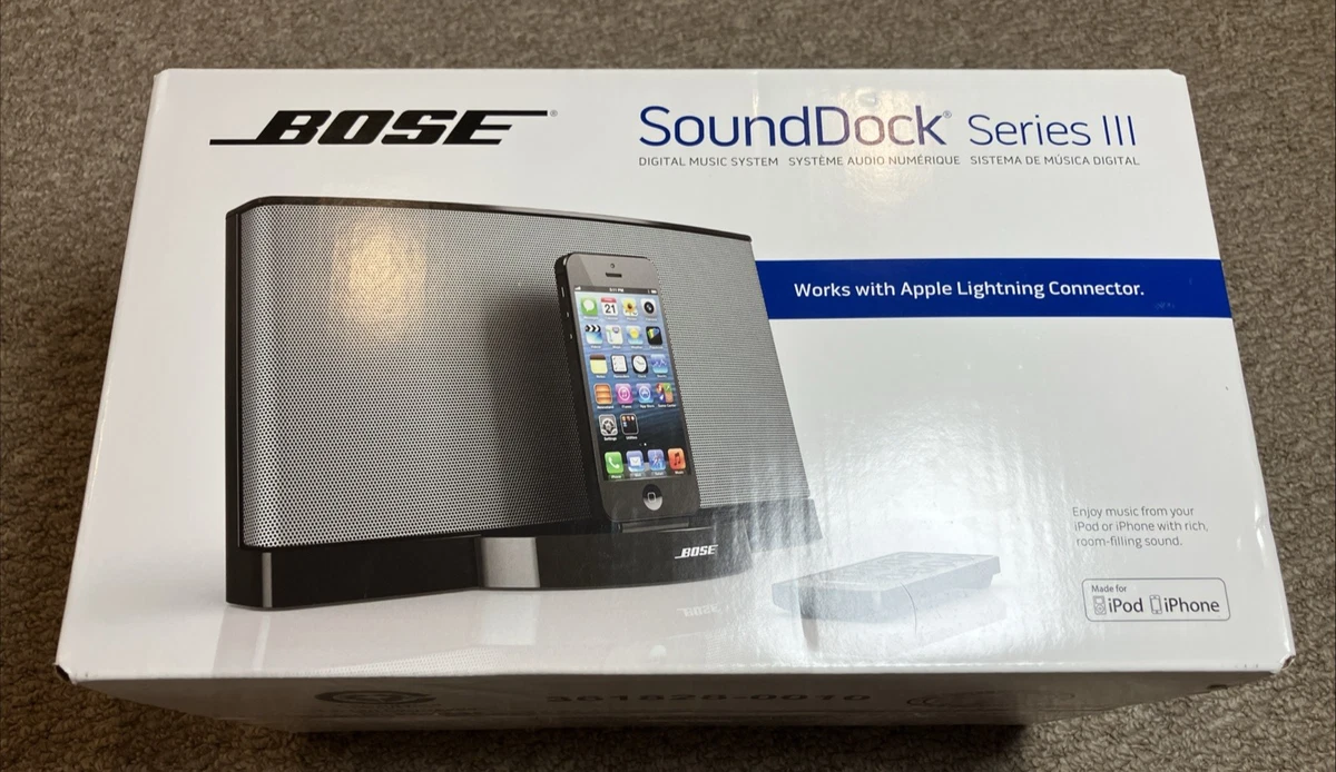 Audio Player Bose SoundDock Series III Docks & Mini Speakers for
