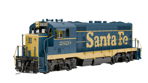 Escala Rapido HO ~ CF7 con cabina redonda ~ Santa Fe ATSF #2625 ~ DC silencioso ~ 070115 | Condition: New