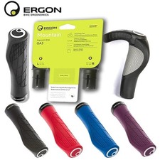 Ergon GA3 Lock On Handlebar Grips Comfort Wrist Support Ergo MTB eBike Black