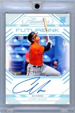 2024 Panini Flawless Coby Mayo Future Ink On Card Rookie Auto /25 Orioles