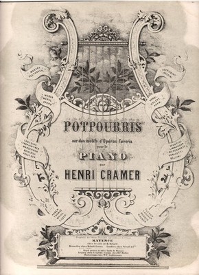 JAB4- Noten Henri Cramer Potpourris Piano