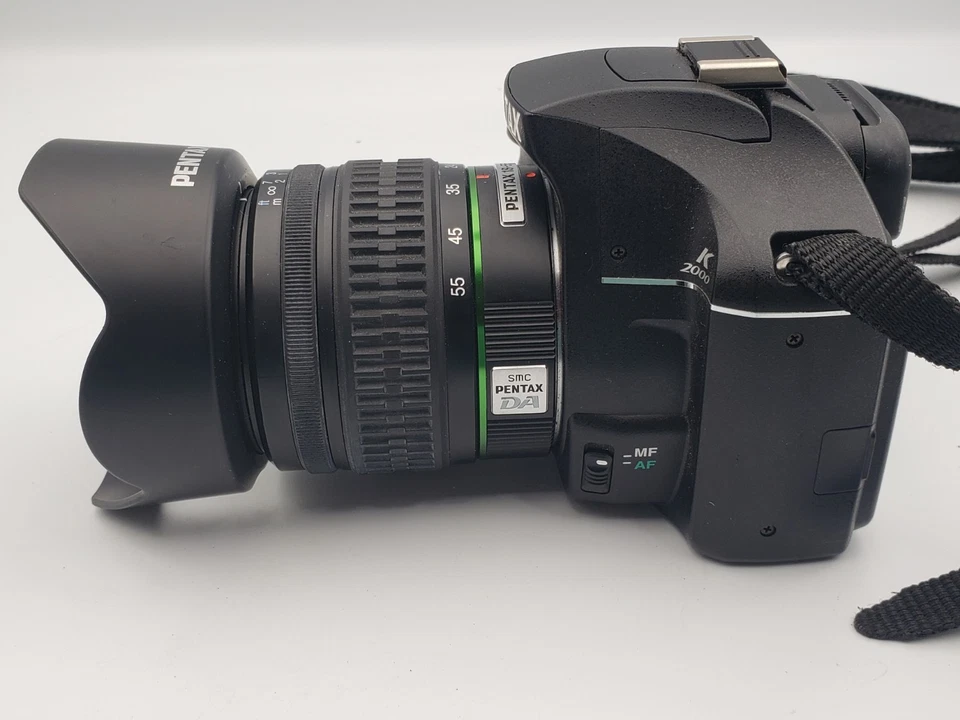 Cámara réflex digital Pentax K2000 con lente SMC 18-55 mm AL II probada funcionando Foto 4 de 4