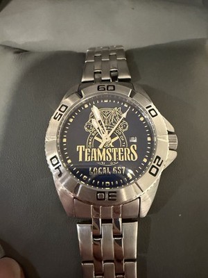 Teamsters Local 657 Stainless Steel Silver Tone Commemorative Women s Watch NIB