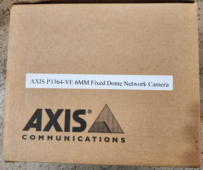 Axis P3364-VE 1.3MP Outdoor Dome Network Security Camera - White - New/Sealed