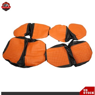 Berliii Golf cart front and rear seat covers orange For FREEDOM TXT 2014-2021