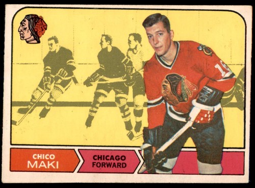 Chico Maki #17 1968 O-Pee-Chee card
