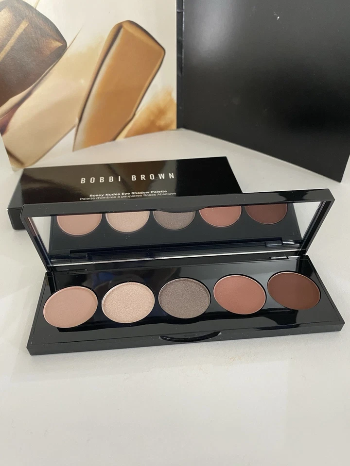 Paleta de sombras de ojos Bobbi Brown ~ Rosey Nudes 1,2 g x 5, ciruela de terciopelo de cuarzo rosa... Foto 3 de 4