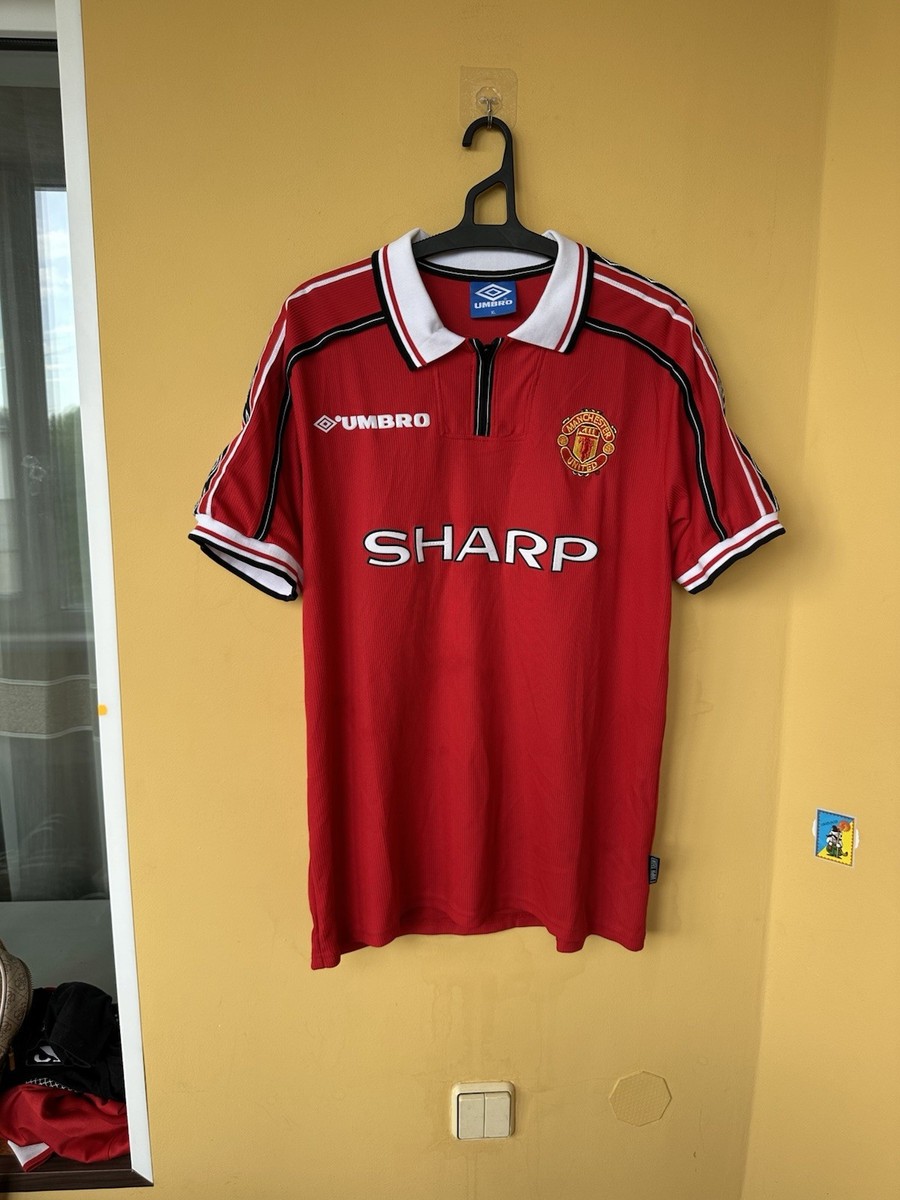 Vintage Beckham Manchester United 1998 1999 Football Shirt Jersey