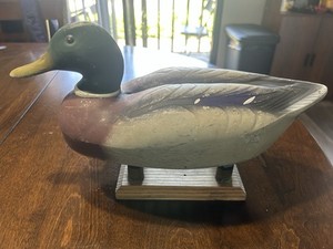***ORIGINAL PAINT*** MALLARD DRAKE DUCK ANTIQUE DECOY