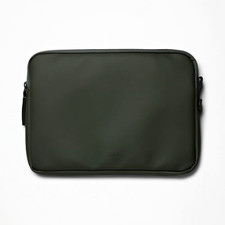 RAINS Green Solid Laptop Sleeve Case Cover - ...