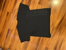 Magic The Gathering T-Shirt Mens Large Black Short Sleeve Wizards of the Coast