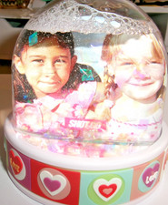 Create your own Dome Glitter Snow Globe with any Photo