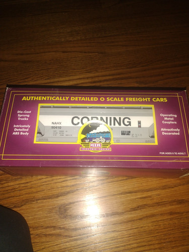 MTH TREN ELÉCTRICO O CALIBRE CORNING 90410 2 BAHÍAS TOLVA DE FLUJO CENTRAL NUEVO | Condition: New