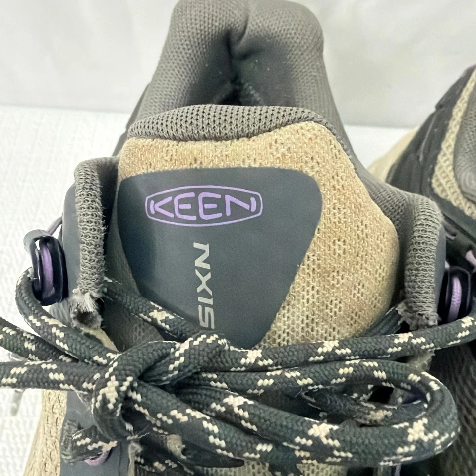 Sapatos femininos Keen NXIS Evo tamanho 7.5 impermeável trilha caminhada parte superior baixa - Imagem 3 de 4