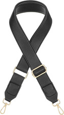1.5 Inch Wide Handbag Strap, Adjustable 33 53Inch PU Leather Bag Strap with Swiv
