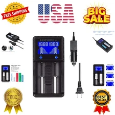 Universal Battery Charger S2 LCD Display Speedy Smart Charger for Rechargeabl...