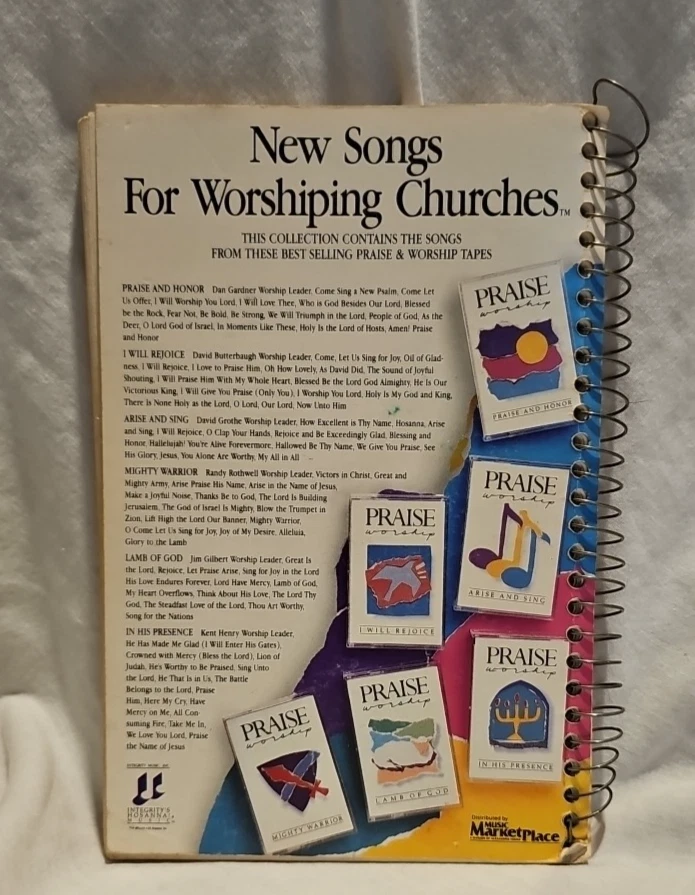 Integrity's Hosanna! Music Songbook 2 1988 Praise Worship Spiral Paperback - Image 2 of 4