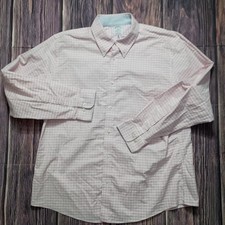 Brooks Brothers 1818 Shirt Mens XL Pink Gingham LS Casual Regent Fit Cotton