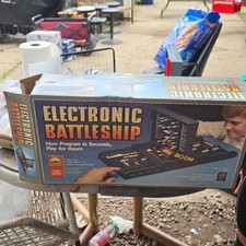 Vintage Milton Bradley Electronic Battleship Game 1982