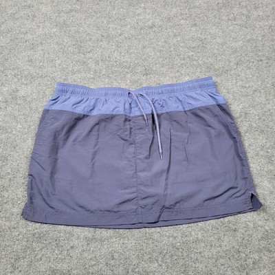 Columbia Skort Women Large Blue Quick Dry Lined Active Hike Pocket Outdoors Swim