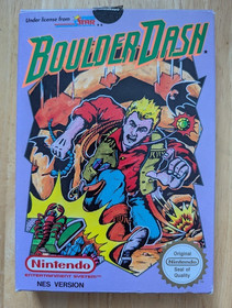 Boulder Dash - NES - PAL - VGC - Boxed with instructions