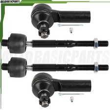 For 2010-2012 Ford Escape 4 Pcs Front Outer Inner Tie Rod End Link Kits