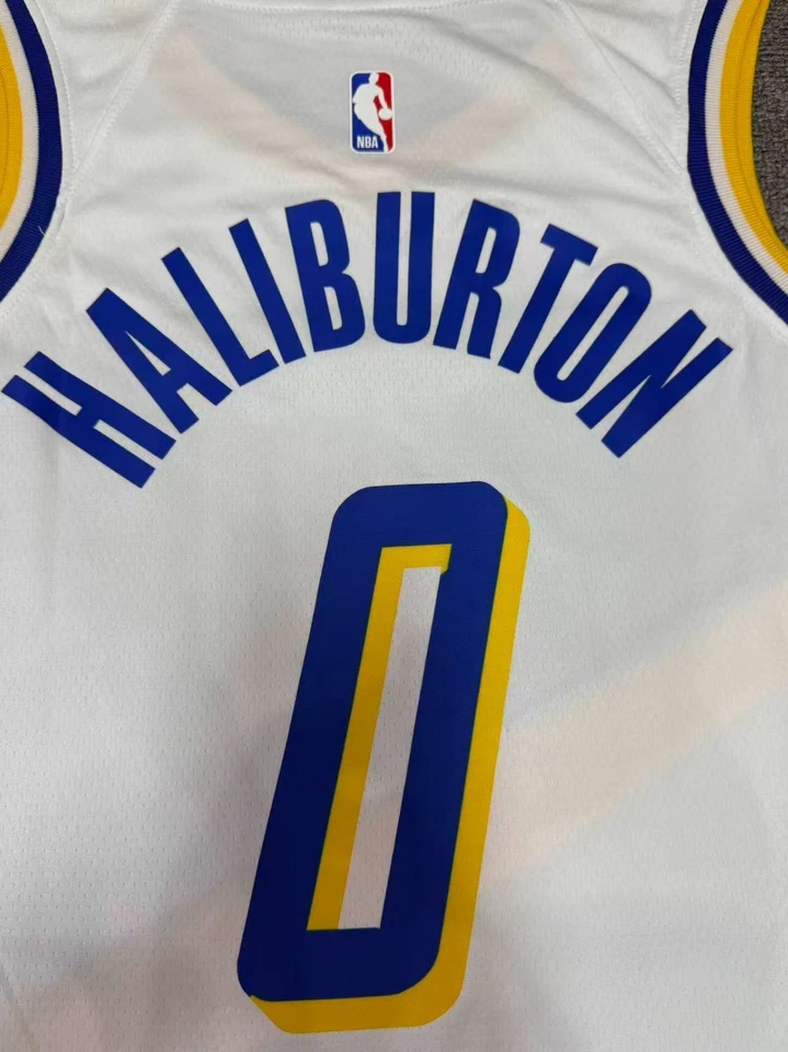 Футболка универсального игрока Nike 2025-26 City Edition Indiana Pacers Tyrese Haliburton No0 - Изображение 4 из 4