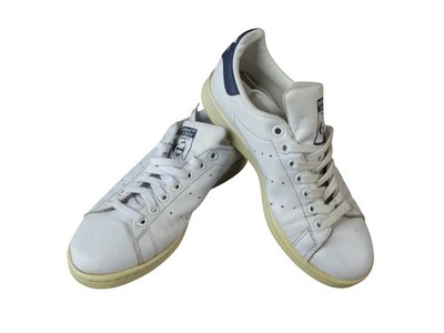 Adidas Sneaker Damen EU 38 2/3 UK 5,5 Leder weiß Turnschuhe Stan Smith (21545)