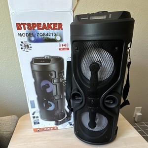 BTSPEAKER ZQS4209 Wireless Speaker Black FM Radio USB AUX 